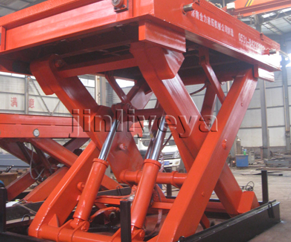 Large tonnage fixed scissor lift