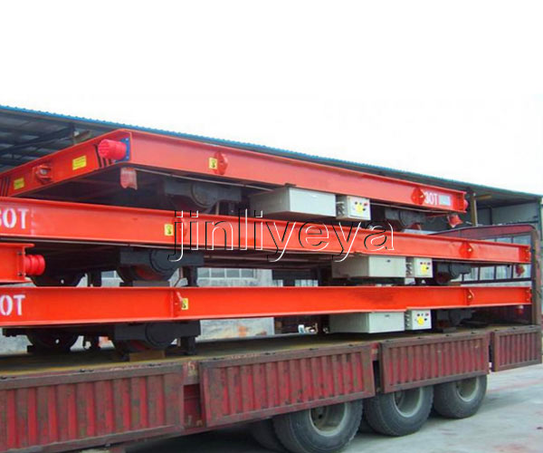 Rail electric flatbed truck